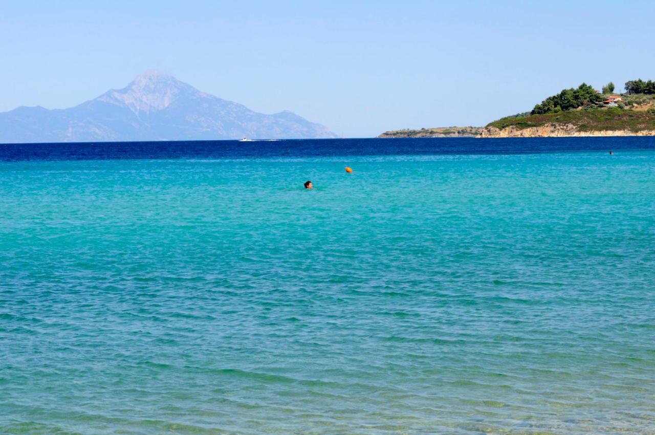Athos View Villa By The Sea Ormos Panagias Luaran gambar