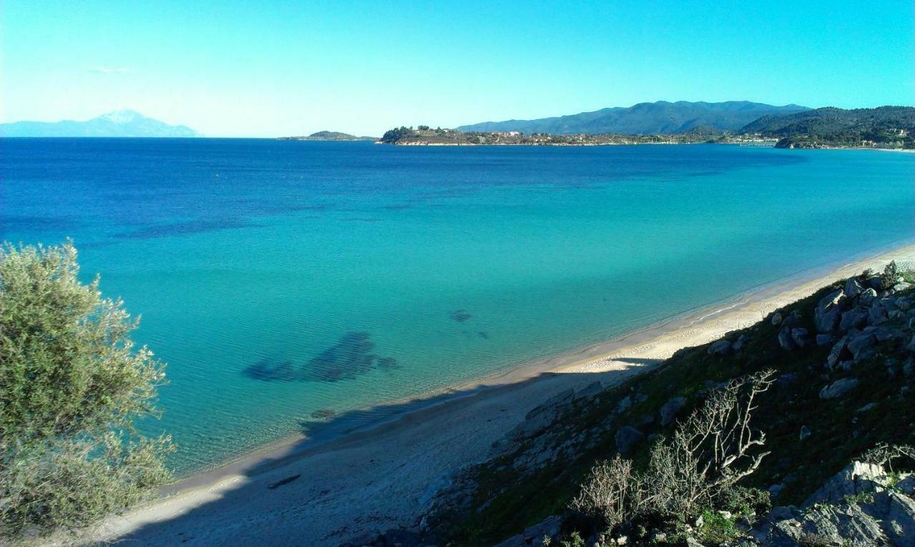 Athos View Villa By The Sea Ormos Panagias Luaran gambar