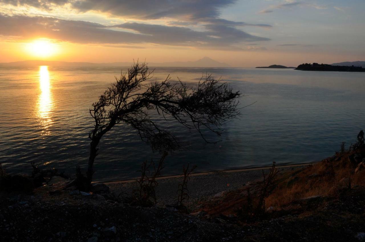 Athos View Villa By The Sea Ormos Panagias Luaran gambar