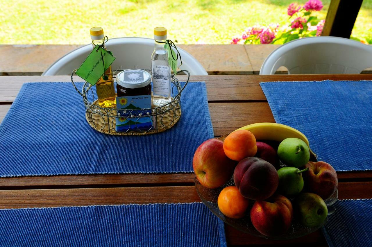 Athos View Villa By The Sea Ormos Panagias Luaran gambar